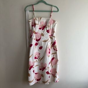 Moving- Floral banana republic dress